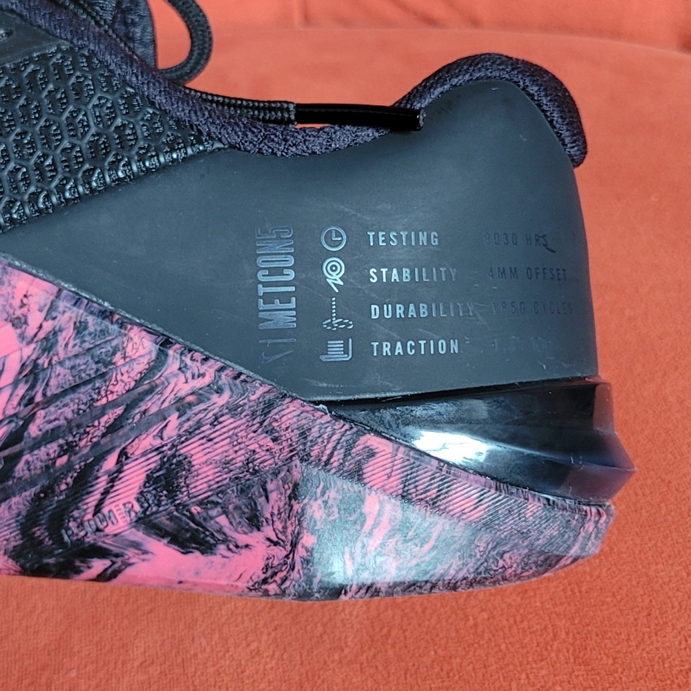 Nike Metcon 5 'Black Sunset Pulse' Mens AQ1189-006 Size 9.5 - Picture 9 of 11